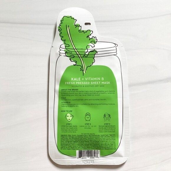 $5💥 SWEET CHEF Kale & Vitamin B Sheet Mask - Picture 2 of 2
